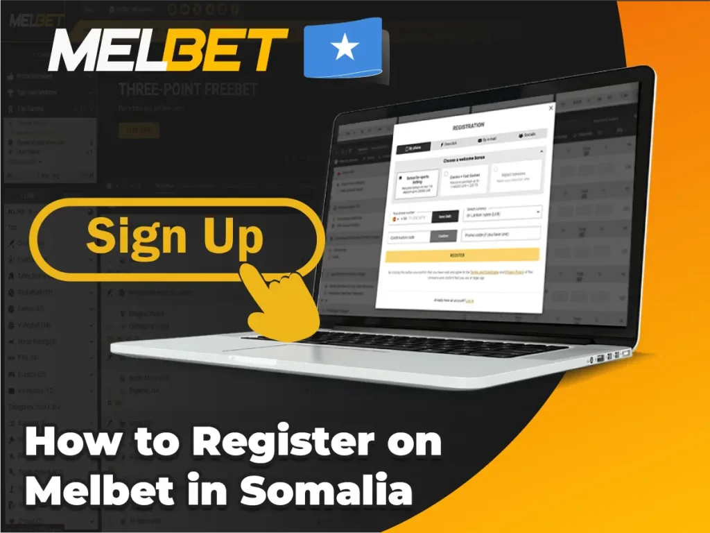 How to Register on Melbet in Somalia